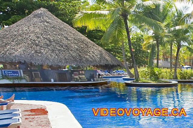 Republique Dominicaine Punta Cana Barcelo Dominican Un grand comptoir dans la piscine.