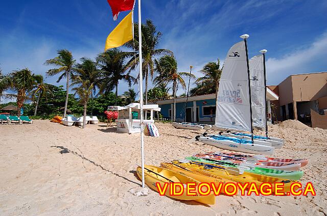 Mexique Playa del Carmen Riu Playacar Le centre nautique inclus les sports nautique non-motorisé.