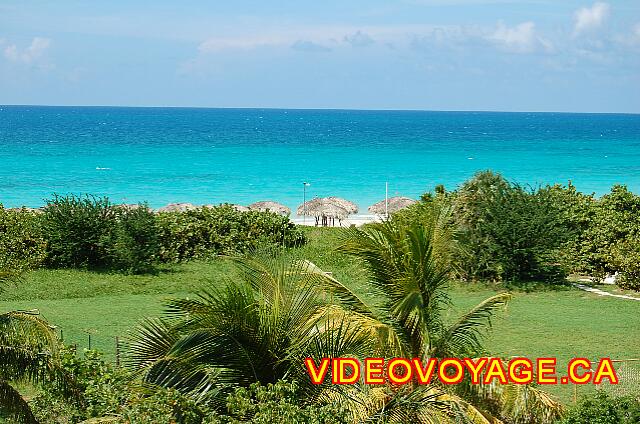Cuba Varadero Breezes Varadero The view of the beach from the building which houses the Junior Suite.