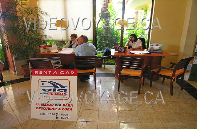 Cuba Varadero Naviti Varadero Car hire in the Lobby and tourism Tour Desk.