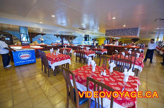 Cuba Varadero Bellevue Puntarena Playa Caleta Resort The buffet restaurant is quite large.