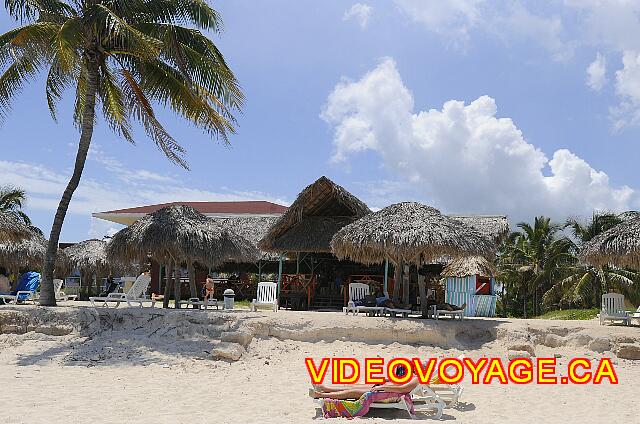 Cuba Varadero Villa Tortuga El bar de la playa de Playa, cerca de las palapas.